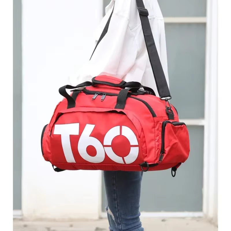 T60 Waterproof Multifunctional Gym and Travel Backpack for Men and Women