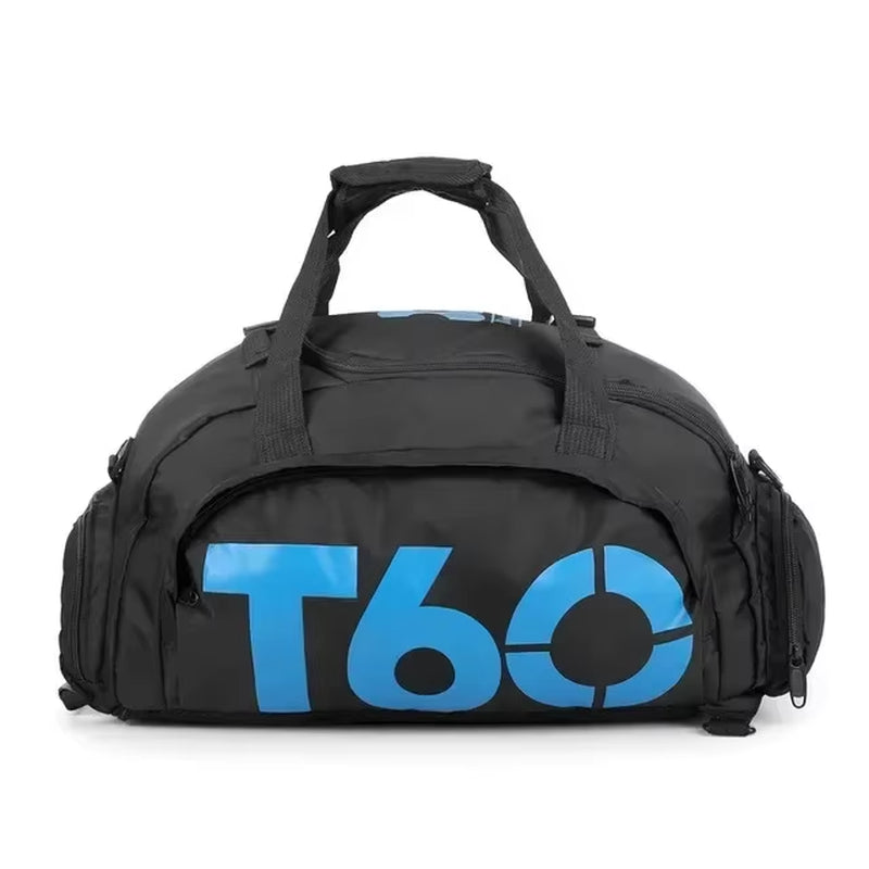 T60 Waterproof Multifunctional Gym and Travel Backpack for Men and Women