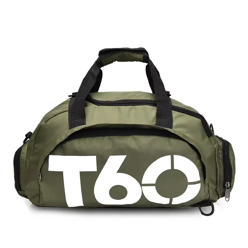 T60 Waterproof Multifunctional Gym and Travel Backpack for Men and Women