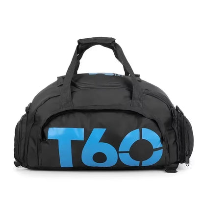 T60 Waterproof Multifunctional Gym and Travel Backpack for Men and Women