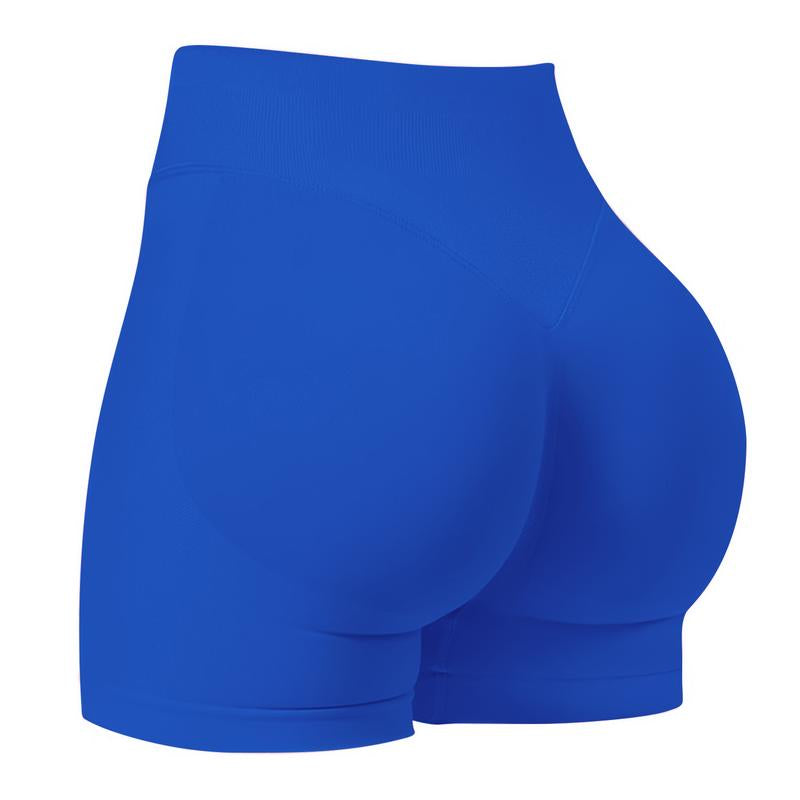 Coral Canton Impact Shorts,High Waisted Butt Lifting,Shaping Curve-Hugging Compression