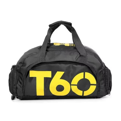 T60 Waterproof Multifunctional Gym and Travel Backpack for Men and Women