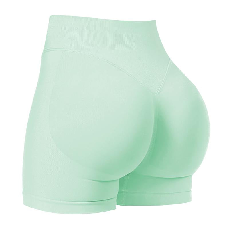 Coral Canton Impact Shorts,High Waisted Butt Lifting,Shaping Curve-Hugging Compression