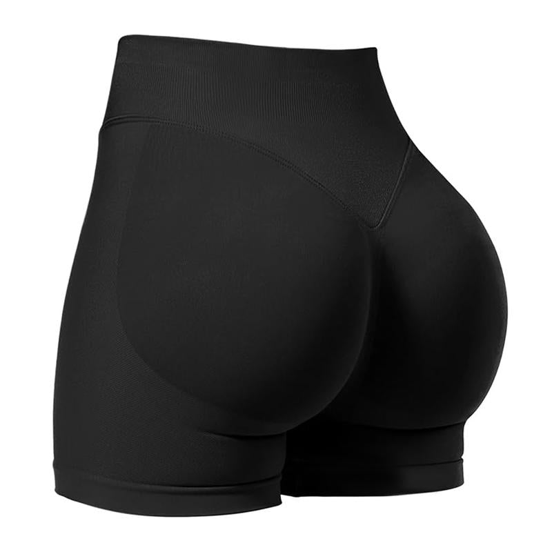 Coral Canton Impact Shorts,High Waisted Butt Lifting,Shaping Curve-Hugging Compression
